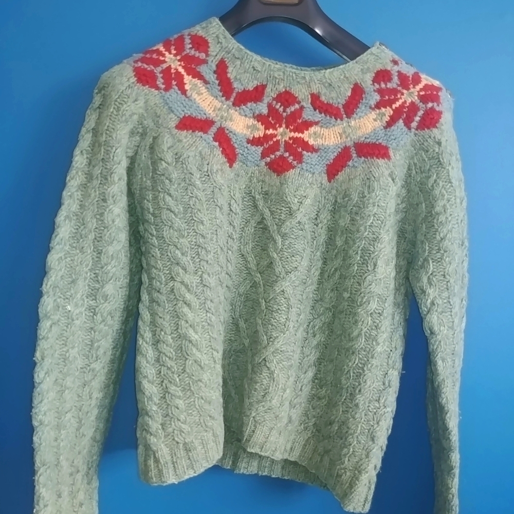 Classic Ralph Lauren nordic yolk style sweater
